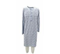 Saggio Karel Camicia da Notte Puro Caldo Cotone Donna Profumatore Omaggio 5003AZZURRO XL