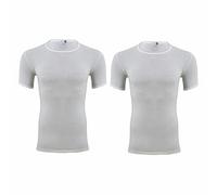 Saggio Madiva Set 2 Pezzi Maglia Intima Assisi Mezza Manica in Pura Lana Vergine Morbida con Solo Fibre Naturali Uomo Made in Italy Profumatore Bianco 3