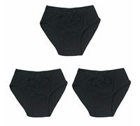 Saggio Map Set 3 o 6 Slip 5002 Modello Calibrato in Puro Cotone Jersey Elastico Infilato Uomo Taglie Forti NERO3PZ 3XL