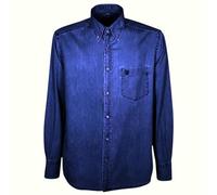 Saggio Sea Barrier Set Camicia Jeans da 1 o 3 Pezzi Taglia M a 3XL Manica Lunga in Cotone Denim con Bottoni Comfort Ideale per Ogni Occasione Blu 3XL