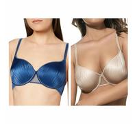 Saggio Selene Reggiseno Almudena Coppa C Set da 1 o 2 Pezzi in Morbida Microfibra con Ferretto Coppa Imbottita Profumatore AVORIOAVIO2PZ 4