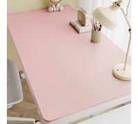 SAGIDAR 50x100cm 60x80cm Sottomano da Ufficio Riduzione del Rumore E Resistenza all'Usura, Tappetino da Scrivania per Scrivere E Lavorare, Tovaglietta Antiscivolo Facile da Pulire(Pink,50x120cm)