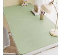 SAGIDAR 50x100cm 60x80cm Sottomano da Ufficio Riduzione del Rumore E Resistenza all'Usura, Tappetino da Scrivania per Scrivere E Lavorare, Tovaglietta Antiscivolo Facile da Pulire(Green,50x140cm)