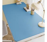 SAGIDAR 50x100cm 60x80cm Sottomano da Ufficio Riduzione del Rumore E Resistenza all'Usura, Tappetino da Scrivania per Scrivere E Lavorare, Tovaglietta Antiscivolo Facile da Pulire(Blue,50x100cm)