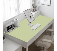 SAGIDAR Tappetino Protettivo da Scrivania Protezione per Gli Occhi, La Scrittura A Mano può Essere Cancellata, Spessore 3.5mm, Sottomano da Scrivania Impermeabile per Ufficio E Casa(Green,60x120cm)