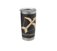 Sagittario Paperfolding Zodiac Graphic Bicchiere termico in acciaio inox doppia parete