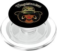 Sagittario Regina Camo Donna Nero Compleanno Segno Zodiacale PopSockets PopGrip per MagSafe