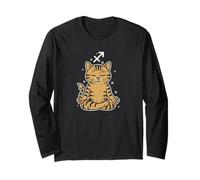 Sagittario Zen Cat Astrologia Maglia a Manica