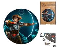 Sagittario ZODIAC Segno Puzzle In Legno Unico 200 Pz 32Cm Fantasy Puzzle FP027