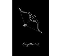 Sagittarius: 6”X9” Journal/ Notebook/ Diary. 150 pages. College ruled paper. Includes cover page. Matte-finish on exterior cover.
