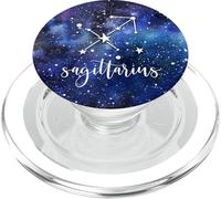 Sagittarius - Cool Blue Astrological Horoscope Zodiac Sign PopSockets PopGrip per MagSafe