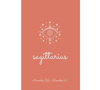 Sagittarius Zodiac Journal with Apricot Orange Cover - zodiac notebook for Sagittarians November 22 to December 21 - Perfect Gift for Women, Men, Teenagers or Yourself - 6” x 9”- 120 Lined Pages