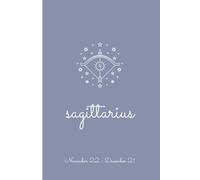 Sagittarius Zodiac Journal with Lilac Purple Cover - zodiac notebook for Sagittarians November 22 to December 21 - Perfect Gift for Women, Men, Teenagers or Yourself - 6” x 9”- 120 Lined Pages