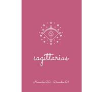 Sagittarius Zodiac Journal with Rose Pink Cover - zodiac notebook for Sagittarians November 22 to December 21 - Perfect Gift for Women, Men, Teenagers or Yourself - 6” x 9”- 120 Lined Pages