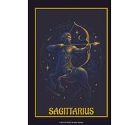 Sagittarius Zodiac Notebook: 6” x 9” Lined Notebook | 120 Pages | Celestial Fire Sign Journal for Reflection, Astrology Lovers & Sagittarius Season Gifts