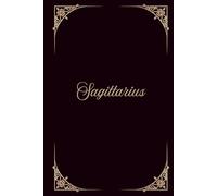 Sagittarius Zodiac Notebook & Astrology Journal | Blank Lined Journal for Writing, Reflection & Personal Notes: Sagittarius Star Sign Gift for Women & ... | Elegant Black & Gold Fire Sign Stationery