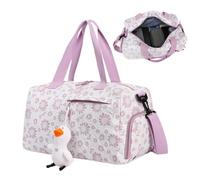 Sagna Duffel Gym - Tote Bag Weekender Per Donne | Sports Gym Gym Dry-Wet Separation Storage Borse | ANCIDITÀ DI NOGME BASSO DI FITNESS CON RASCOUGNI PER SCRIPHER, POTTURA ACQUA, ASCOLLI