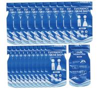 Sagnelli di pipì per viaggi per donne, sacchetti di urina usa e getta, 20 pezzi 850cc a prova di pipì portatile pieghevole, orinatoi di emergenza non slip per uomini, incinta, paziente, campeggio, in