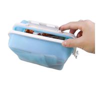 Sagni Di Silicone Riutilizzabili - Contenitori Di Conservazione Degli Alimenti Multiuso | Box Pranzo 'organizzatore Del Congelatore | Borse Ecologiche Per Il Panino Per Preparazione Dei Pasti | Pr