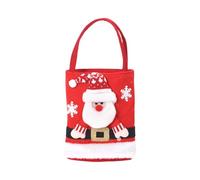 Sagni Regalo Natale In Feltro Bassa Stoccaggio Babbo Natale E Snowman Per Le Prelibatezze Le Canne Da Pupazzo Pupazzo Caramelle Bambini Rivolgibile.