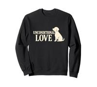 Sagoma di Cane Amore incondizionato Felpa