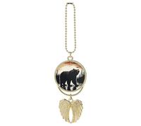 Sagoma di orso ornamento da appendere per auto ciondolo specchietto retrovisore carino specchio per auto decorazione estetica divertente ciondolo auto ciondoli per auto regali per uomini donne stile