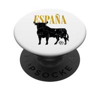 Sagoma di pallone da calcio vintage Espana Bull PopSockets PopGrip Adesivo