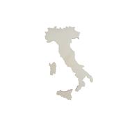 Sagoma in legno Italia con Sicilia e Sardegna