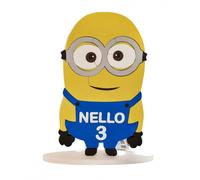 Sagoma Minions Cattivissimo Me Personalizzata con Nome del Festeggiato, 3D