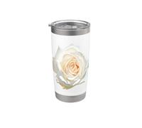 Sagoma per amore delle rose Bicchiere termico in acciaio inox doppia parete