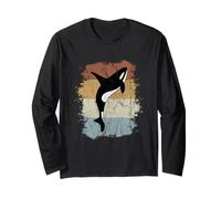 Sagoma retrò della Balena assassina Orca Maglia a Manica