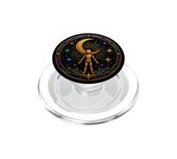 Sagoma stravagante della marionetta della luna crescente PopSockets PopGrip per MagSafe