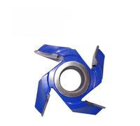 Sagomatrice for porte taglio e realizzazione di mo Fresatura di raccordi for carpenteria, fresatura di modelli di mandrini da 1/4, utensili a spirale(72x35xR19x4T)