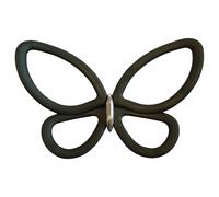 Sagome adesive 3D farfalle nere metallo Nero