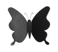 Sagome adesive 3D farfalle nere Nero