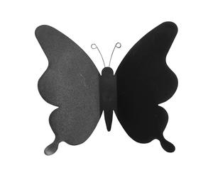 Sagome adesive 3D farfalle nere Nero