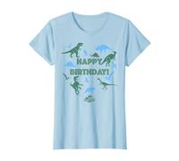 Sagome di dinosauro di buon compleanno di Jurassic World Maglietta