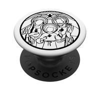 Sagrada Familia Jesús, María y José PopSockets PopGrip Adesivo