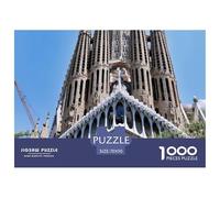 Sagrada Família Jigsaw Puzzle Impossibili 1000Pcs Decorazione Per La Casa. Giochi Rilassamento E Intelligence Per Adulti E Bambini Da 12 Anni 70x50cm/1000pcs