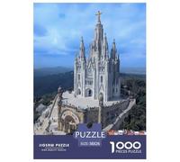 Sagrada Família Jigsaw Puzzle Impossible 1000 Pezzi Decorazione Per La Casa. Rilassamento E Intelligence Per Adulti E Ragazzi Da 14 Anni 38x26cm/1000pcs