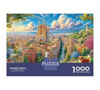 Sagrada Familia Puzzle 1000 Pezzi, Jigsaw Puzzle Difficili Per Adulti E Ragazzi Dai 14 Anni in Su, Home Giochi Puzzle 52x38cm/1000pcs