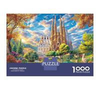 Sagrada Familia Puzzle 1000 Pezzi, Jigsaw Puzzle Difficili Per Adulti E Ragazzi Dai 14 Anni in Su, Home Giochi Puzzle 52x38cm/1000pcs