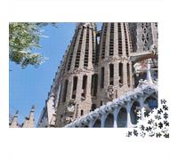 Sagrada Familia Puzzle 1000 Pezzi Jigsaw Puzzle Impossibile Regali Per Adolescenti E Bambini Home Giochi 70x50cm/1000pcs