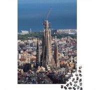 Sagrada Familia Puzzle 1000 Pezzi Jigsaw Puzzle Impossibile Regali Per Adolescenti E Bambini Home Giochi 52x38cm/1000pcs