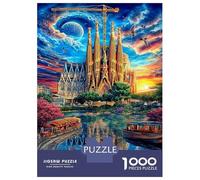 Sagrada Familia Puzzle 1000 Pezzi Per Adulti, Puzzle Impossibile 1000 Pezzi Gioco Di Sfida Intellettuale Puzzle 70x50cm/1000pcs