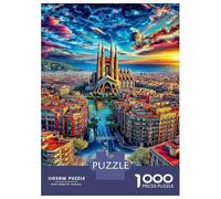 Sagrada Familia Puzzle Da 1000 Pezzi Per Adulti E Bambini - Puzzle Ad Alta Difficoltà,Giochi Stimolanti Per Tutta La Famiglia 52x38cm/1000pcs