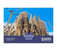 Sagrada Familia Puzzle Da 1000 Pezzi Per Adulti E Bambini - Puzzle Ad Alta Difficoltà,Giochi Stimolanti Per Tutta La Famiglia 52x38cm/1000pcs