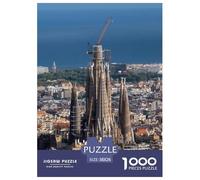 Sagrada Familia Puzzle Da 1000 Pezzi Per Adulti E Bambini - Puzzle Ad Alta Difficoltà,Giochi Stimolanti Per Tutta La Famiglia 38x26cm/1000pcs