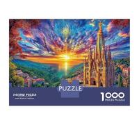Sagrada Familia Puzzle Da 1000 Pezzi - Puzzle Ad Alta Difficoltà,Giochi Stimolanti Per Tutta La Famiglia 52x38cm/1000pcs