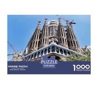 Sagrada Família Puzzle Impossibili 1000 Pezzi Decorazione Per La Casa. Giochi Rilassamento E Intelligence Per Adulti E Ragazzi Da 14 Anni 38x26cm/1000pcs